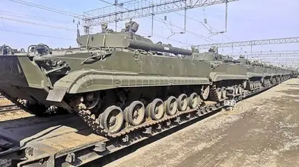 Морская пехота ТОФ получила на вооружение современные БМП-3