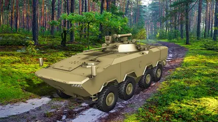"Колесный танк" на базе белорусского V2 "Волат". А почему бы и нет