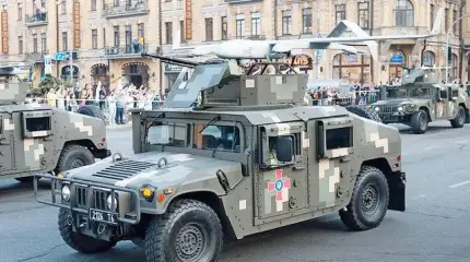 На Украине американские внедорожники Humvee вспыхивают как спички