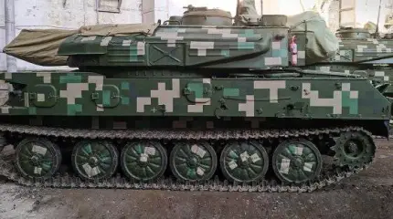 Получив "зенитные танки" Gepard, бандеровцы продолжают использовать "Шилки"