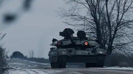 Редкий танк Т-84 "Оплот" был атакован дроном – камикадзе "Ланцет"