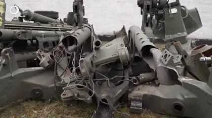Боевики ВСУ вынуждены разбирать поврежденные американские M777