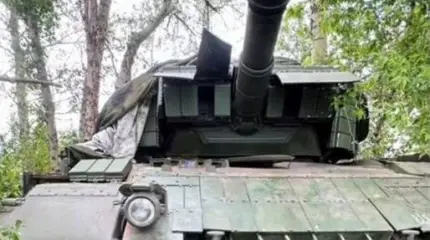Опубликована первая фотография танка ВСУ Leopard 1 с "Ножом" и "Контактом"