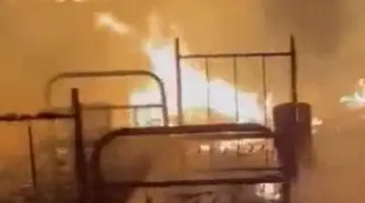 Появилось видео с горящего полигона, где погибли около 100 боевиков ВСУ