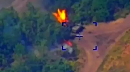 "Мангал" не помог: удар FPV-дрона показал, как хорошо горит M1A1SA Abrams