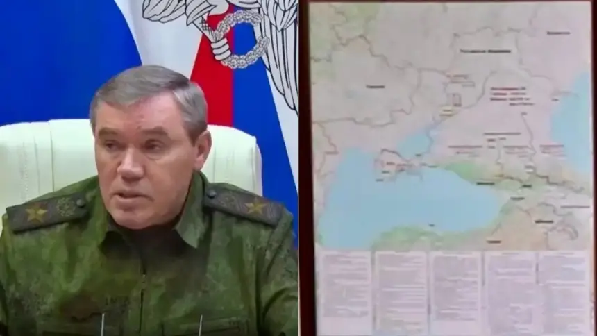 Полковник ВСУ: Карта за спиной Герасимова – это цветочки