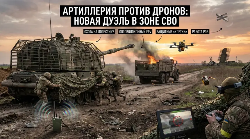 FPV-дроны против артиллерии: эволюция контрбатарейной борьбы в зоне СВО