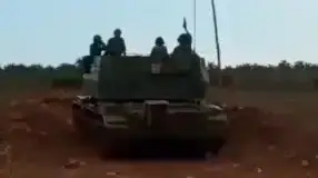 "Кубинская молотилка" на базе Т-55 отстрелялась на полигоне