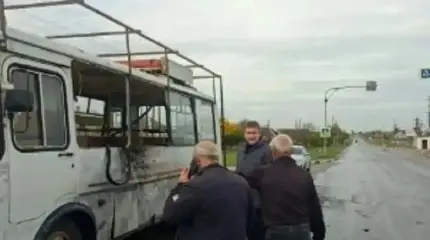 Киевский режим опять ударил по пассажирскому автобусу