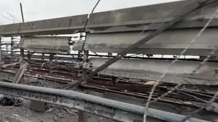 Удар по стратегическому Южному мосту вызвал транспортный коллапс в Киеве