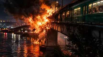 На обломки не спишешь: в Киеве мост пилили годами, а теперь режут ракеты