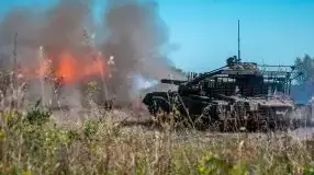 Самоубийственные украинские танки "на тарелочках" проиграли битву Т-72Б3