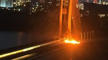По стратегическому для Украины Южному мосту в третий раз ударила "Герань"