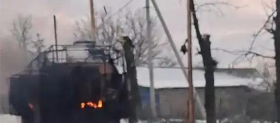 Сожжен редкий в ВСУ бронеавтомобиль Dingo из Германии