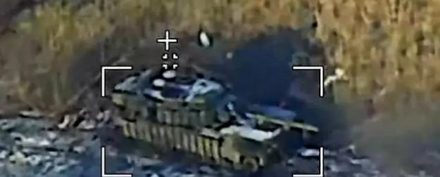 "Ланцет" прожег броню еще одному американскому танку M1A1SA Abrams ВСУ