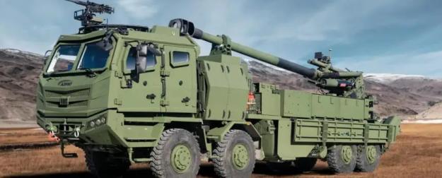 Колесная САУ Т-155 ТТА «Пантера» ВС Турции