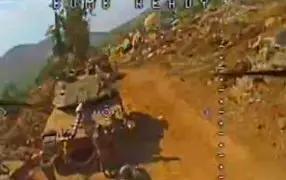 Дрон снял поражение группы военнослужащих 7-й бронетанковой бригады Израиля