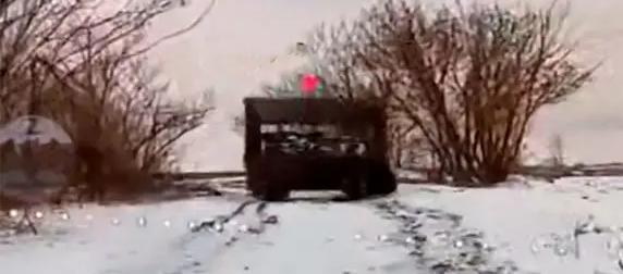 Три бронемашины ВСУ - два БТР Puma и Humvee - сожгли в одном месте