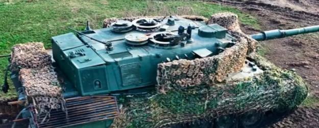 ВСУ показали "голый" Leopard 1A5DK-1 из Дании