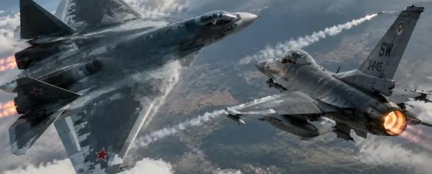 Ответ Raptor и F-35: эксперты разобрали схватку истребителей Су-57 и F-16