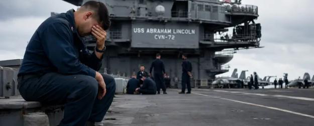 Без надежды: моряки сходят с ума на американском авианосце Abraham Lincoln