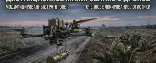 Дроны-минеры группировки «Центр»: полчаса вместо дней на блокировку путей снабжения ВСУ