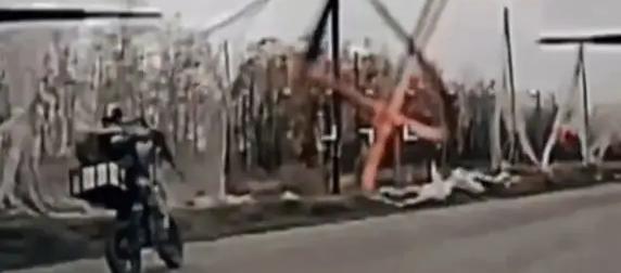 Атаковавший из засады российский дрон догнал боевика ВСУ на велосипеде