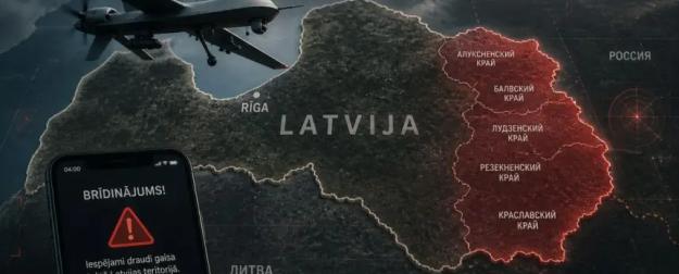 Украинские дроны для атаки на порты Ленобласти летели через Латвию