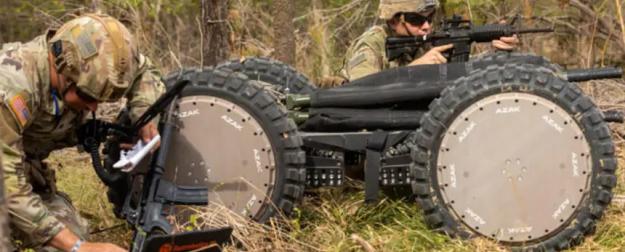 Колесная роботизированная платформа AZAK с уникальной конфигурацией