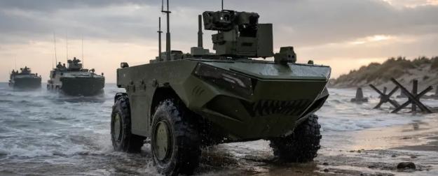 Беспилотник пойдёт первым: FNSS показала амфибийный авангард İ-ZAHA
