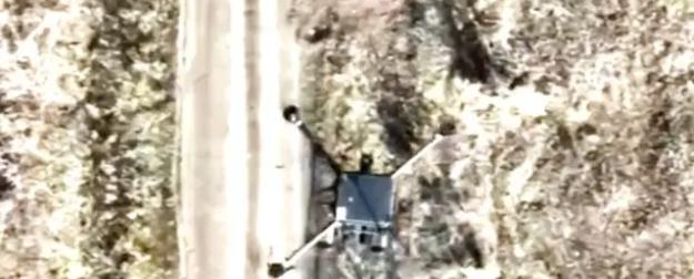 Российский дрон сбил банкой тушенки "бомбардировщик" ВСУ