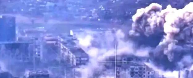 Мощнейший взрыв трехтонной авиабомбы похоронил сразу 33 боевиков ВСУ