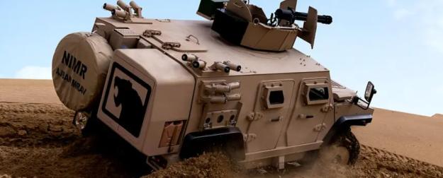 Бронированные патрульные автомобили Ближнего Востока