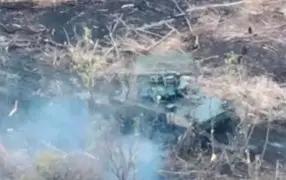 На видео показали, как M2А2 Bradley ВСУ попала в ловушку из мин