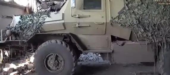 Бронеавтомобиль "Чекан" вновь замечен в зоне СВО