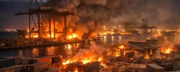 Ад в порту Одессы: удар накрыл терминал с ракетами и иностранными военными