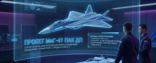 Перспективный истребитель-перехватчик ПАК ДП (МиГ-41): состояние проекта на 2026 год