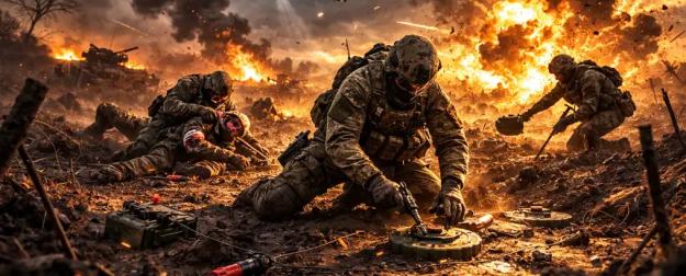 Под шквалом огня и роем дронов: как саперы легли костьми, но закрыли фронт