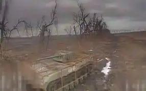 Боевик ВСУ по ошибке уничтожил FPV-дроном свою БМП с боевым модулем "Спис"