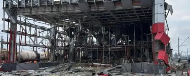 Контрольный выстрел: 20 «Гераней» снова атаковали станцию Фастов под Киевом