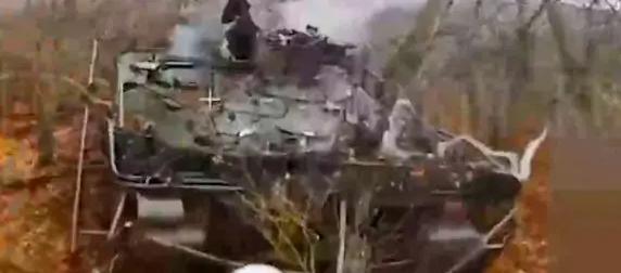 Появилось видео уничтожения редкой версии голландского YPR-765