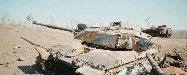 Алюминиевые катки превратили украинский Challenger 2 в 62-тонную статую