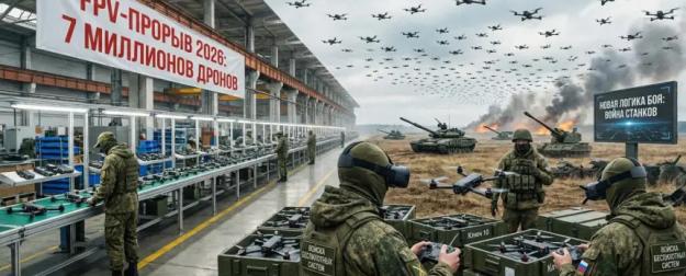 Семь миллионов «крыльев» для фронта: Россия наращивает производство дронов до рекорда