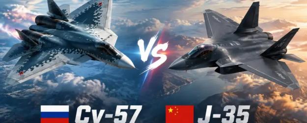 Битва за небо: эксперты сравнили Су-57 и J-35 по ключевым параметрам