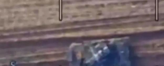 Германский "зенитный танк" Gepard "Ланцет" превратил в груду горящего лома