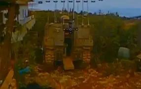 Дрон-камикадзе поразил редкую 60-тонную израильскую бронемашину