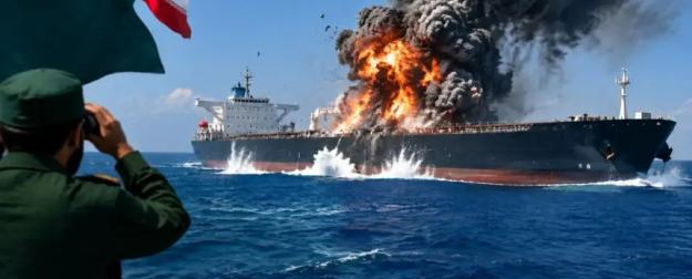 Ормузский пролив в огне: ВМС КСИР заявили о подрыве супертанкера на минах