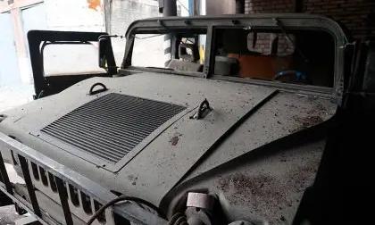 Humvee ВСУ вручили новогодний смертоносный "подарок" российских дроноводов