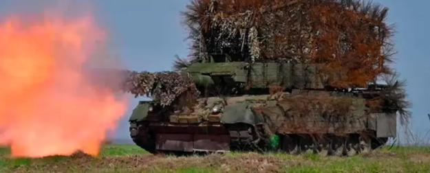 Танки Leopard 1 5-й тяжелой мехбригады ВСУ получили ржавые "мангалы"