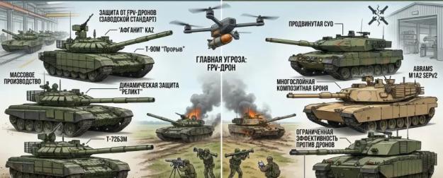 Броня по расчёту: что СВО изменила в танках России и НАТО